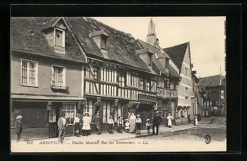 AK Abbeville, Vieilles Maisons, Rue des Teinturiers