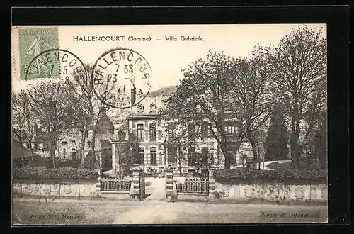 AK Hallencourt, Villa Gabrielle
