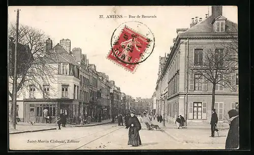 AK Amiens, Rue de Beauvais