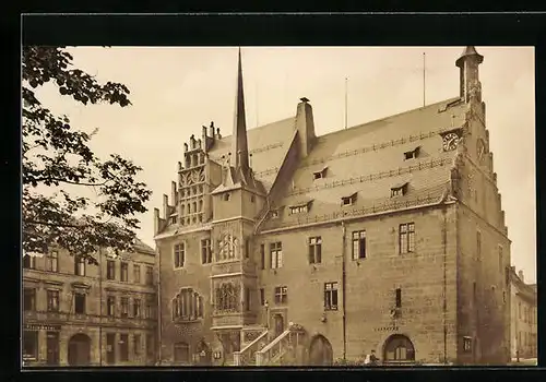 AK Neustadt /Orla, Spätgothisches Rathaus