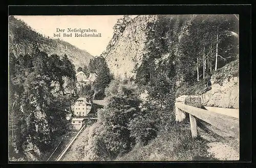 AK Bad Reichenhall, Der Nesselgraben