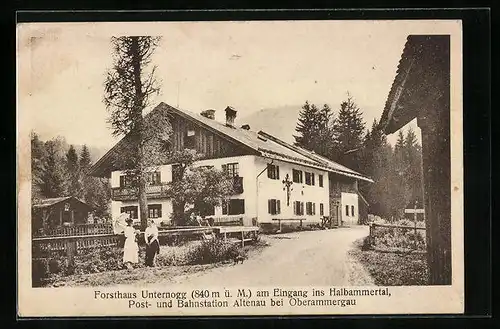 AK Unternogg, Restaurant Forsthaus Unternogg am Eingang ins Halbammertal