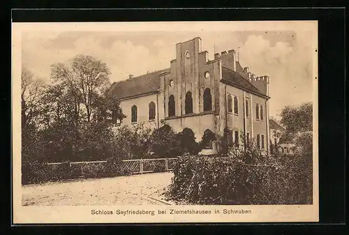 AK Ziemetshausen in Schwaben, Schloss Seyfriedsberg