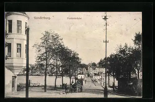 AK Sonderburg, Pontonbrücke