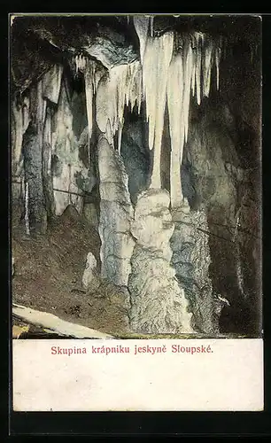 AK Sloup, Skupina krápniku jeskyne Sloupské