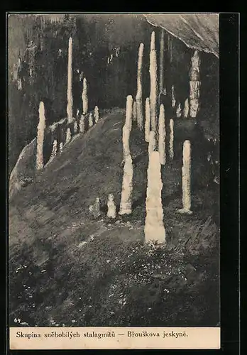 AK Sloup, Skupina snehobilých stalagmitu