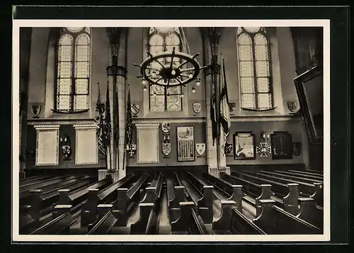 AK Wilhelmshaven, Marine-Gedächtnis-Kirche, Seitenansicht