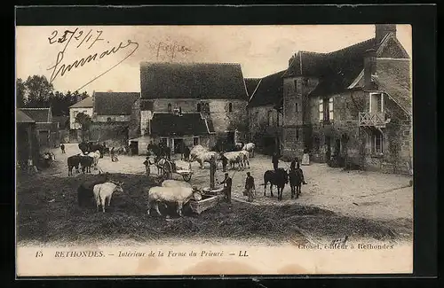 AK Rethondes, Intérieur de la Ferme du Prieuré