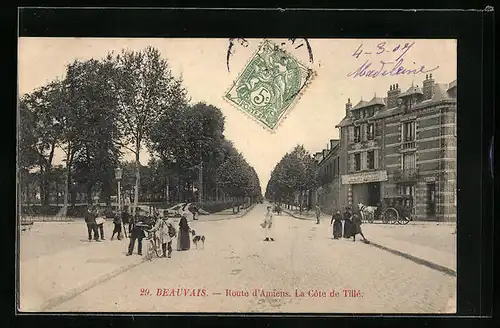 AK Beauvais, Route d`Amiens, La Cote de Tillé