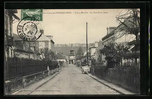 AK Vieux-Moulin, La Rue Saint-Jean