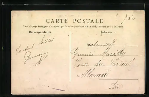 AK Crépy-en-Valois, Place d`Aragon