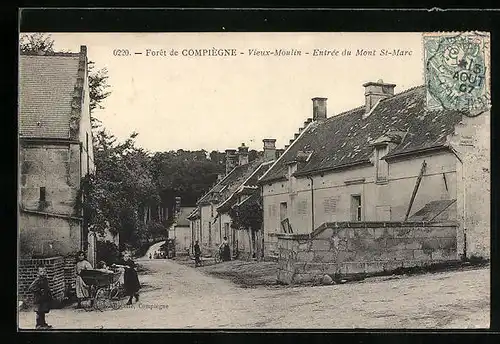 AK Vieux-Moulin, Entrée du Mont Saint-Marc