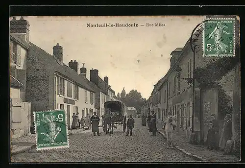 AK Nanteuil-le-Haudouin, Rue Missa