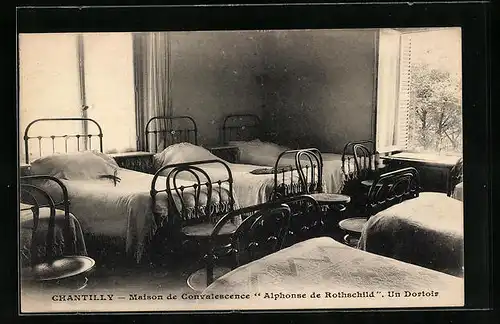 AK Chantilly, Maison de Convalescence Alphonse de Rothschild, Un Dortoir