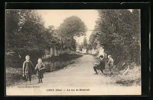 AK Lihus, La rue de Beauvais