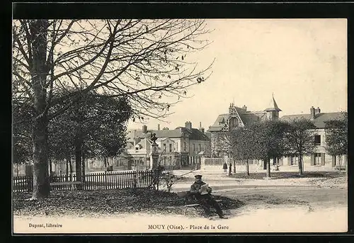 AK Mouy, Place de la Gare