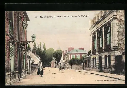 AK Mouy, Rue J. D. Cassini, Le Théatre
