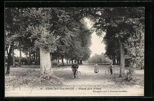 AK Conchy-les-Pots, Place des Fetes