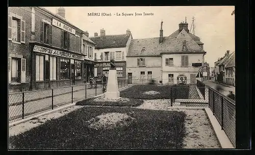 AK Méru, Le Square Jean Jaurès
