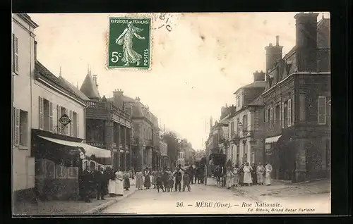 AK Méru, Rue Nationale