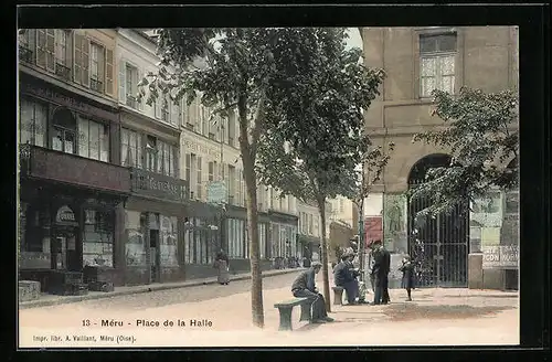 AK Méru, Place de la Halle