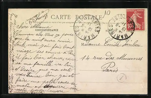 AK Méru, L`Ancien Ru sur les fontaines