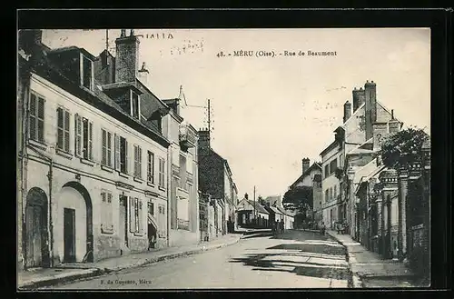 AK Méru, Rue de Beaumont