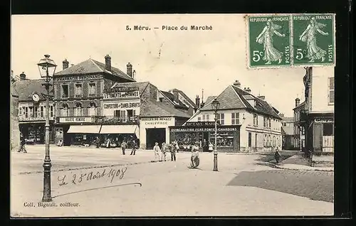 AK Méru, Place du Marché