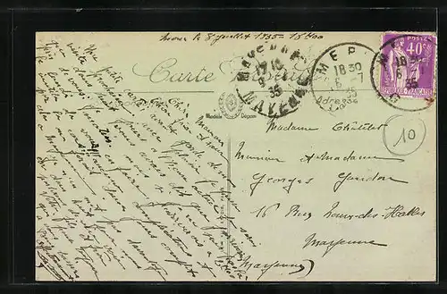 AK Méru, Rue de Senlis