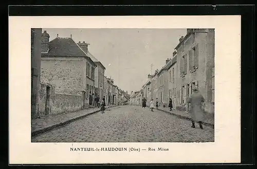 AK Nanteuil-le-Haudouin, Rue Misas