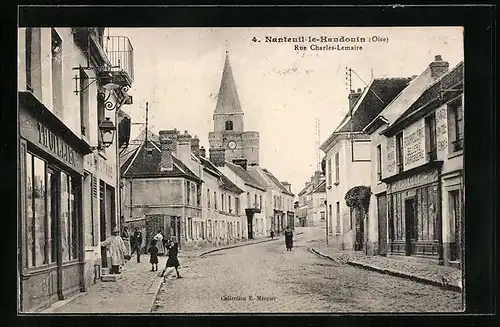 AK Nanteuil-le-Haudouin, Rue Charles Lemaire