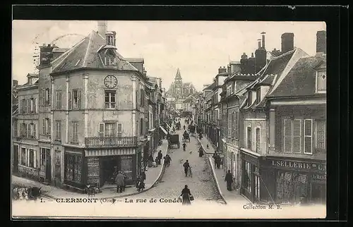 AK Clermont, La rue de Condé