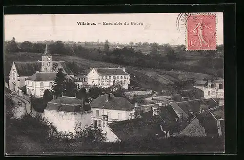 AK Villaines, Ensemble du Bourg, L`Eglise