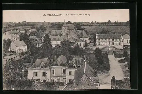 AK Villaines, Ensemble du Bourg, L`Eglise
