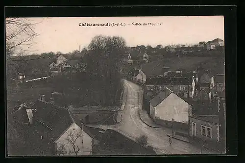 AK Chateaurenault, Vallee du Moulinet, Strasse im Ort