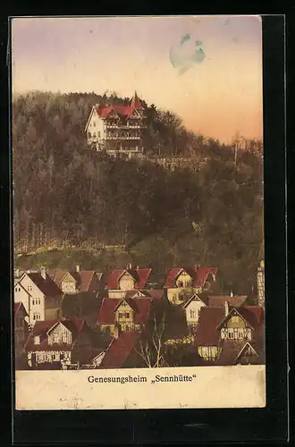 AK Wernigerode, Blick auf das Genesungsheim Sennhütte