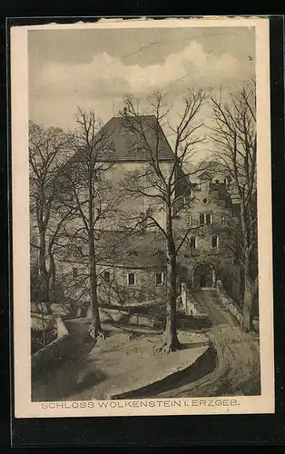 AK Wolkenstein i. Erzgeb., auf dem Weg zum Schloss