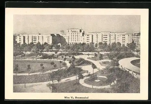 AK Wien, Parkanlagen am Reumannhof
