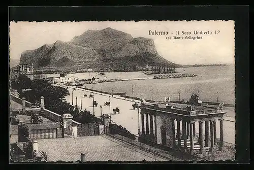 AK Palermo, Il Foro Umberto, col Monte Pellegrino