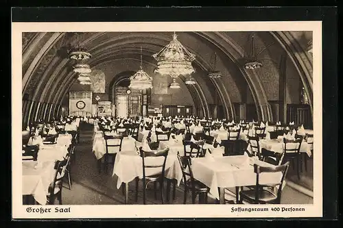 AK Wien, Rathauskeller, im Grossen Saal