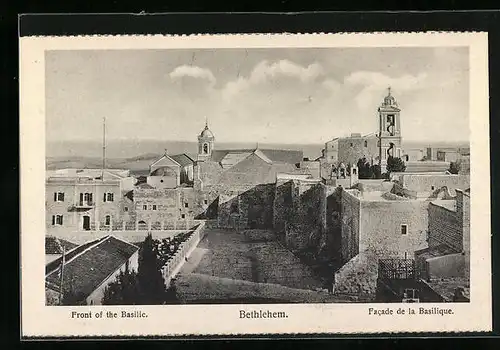 AK Bethlehem, Facade de la Basilique