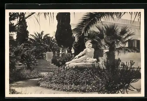 AK Achilleo, der sterbende Achilles am Achilleion auf Korfu