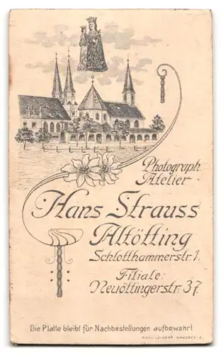 Fotografie Hans Strauss, Altötting, Schlotthammerstrasse 1, Jüngling im Anzug