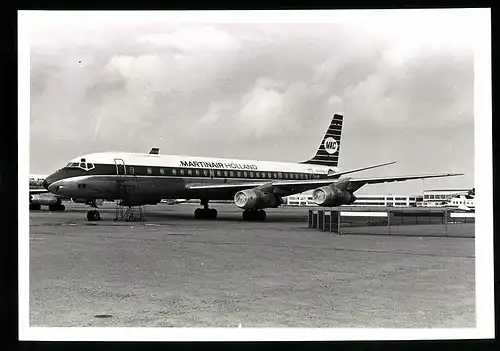 Fotografie Flugzeug Douglas DC-8, Passagierflugzeug der Martinair Holland, Kennung PH-MAS