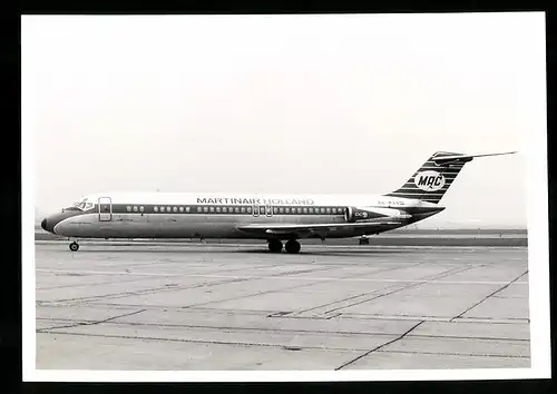 Fotografie Flugzeug Douglas DC-9, Passagierflugzeug der Martinair Holland, Kennung PH-MAN