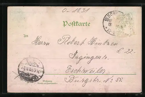 Lithographie Döberitz, Truppenübungsplatz