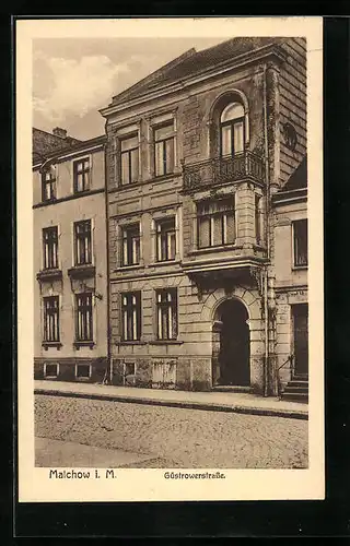 AK Malchow i. M., Haus in der Güstrowerstrasse