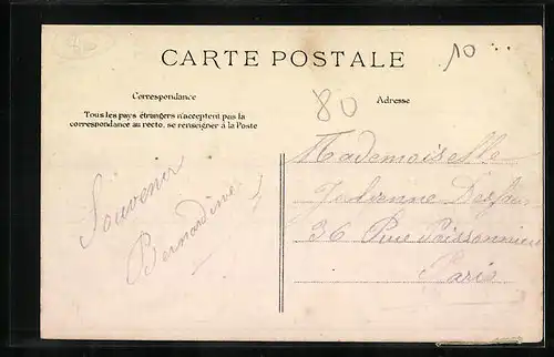 AK Cayeux-sur-Mer, Avenue de la Gare