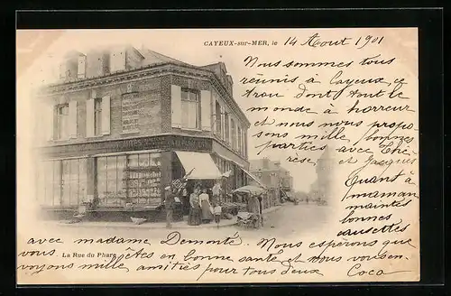 AK Cayeux-sur-Mer, la Rue du Phare