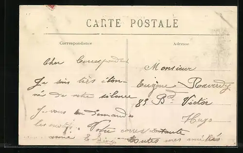 AK Corbie, Rue Léon Curé, Strassenpartie